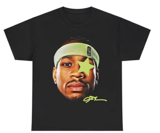 Allen Iverson Graphic T-Shirt Big Head